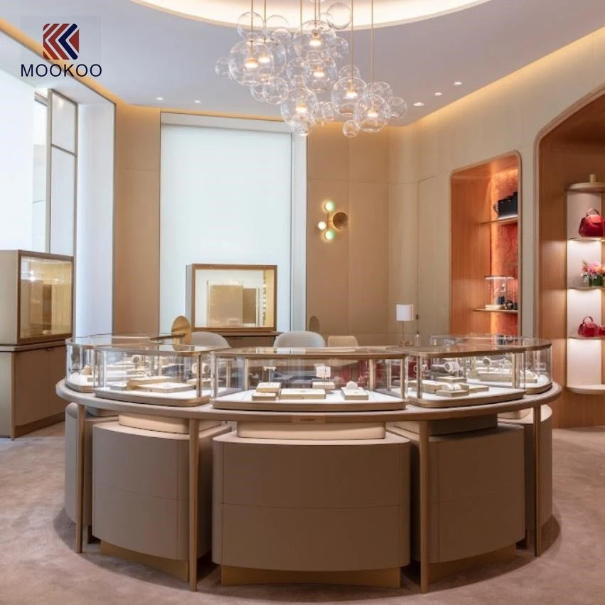 LuxeRadiant Jewelry Showcase high quality