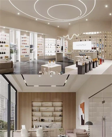 Άρωμα κατάστημα μοντέρνο σχέδιο