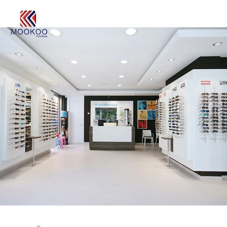 Eyewear Display Wall Design Shop Interior Showcase
