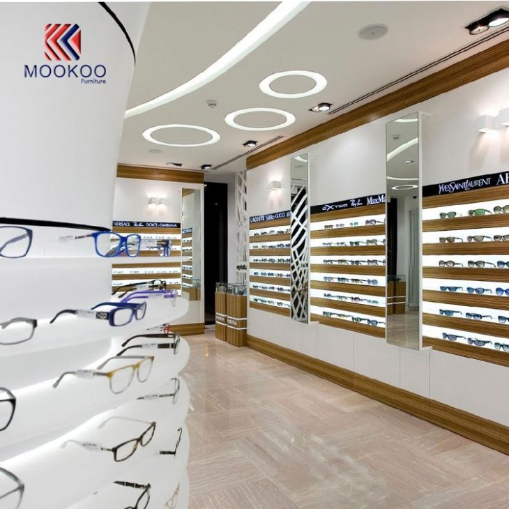Sunglasses Shop Interior Decoration Dispaly Wall