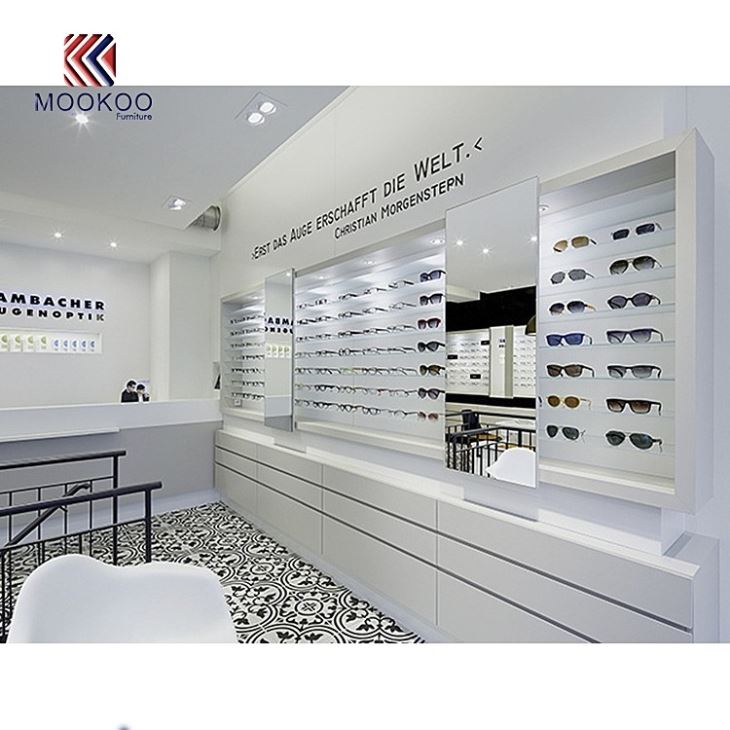 Modern Optical Frame Showroom Interior Design