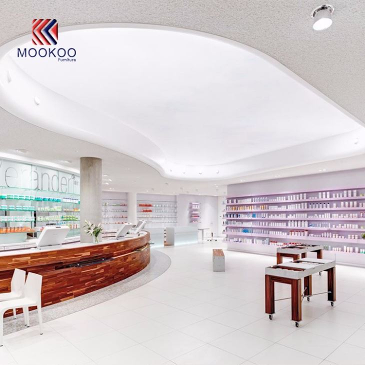 Modern Pharmacy Shop Interior Display Furniture