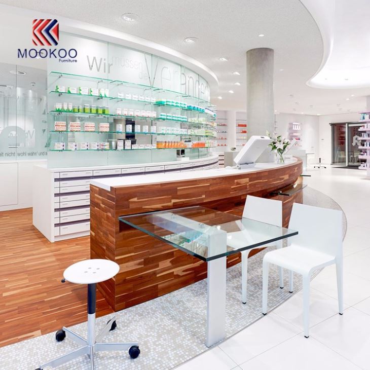 Modern Pharmacy Shop Interior Display Furniture