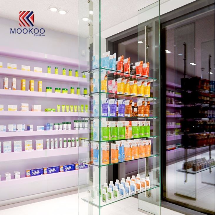 Modern Pharmacy Shop Interior Display Furniture