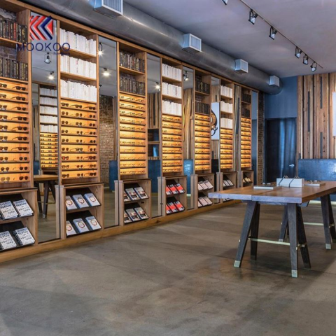 Λιανική οπτική οθόνη γραφείου Γυαλιά Showcase ράφι προς πώληση