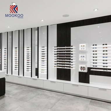 Σύγχρονα ντουλάπια γυαλιών οράσεως Clear Vision Επιτοίχια διακοσμητική παράθυρο βιτρίνας