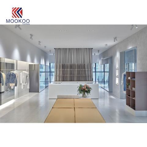 Υψηλής ποιότητας Κίνα Προμηθευτής Καταστήματα Εξαρτήματα Ράφια Ρούχων Από MOOKOO FURNITURE CO., LTD